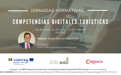 CÁMARA DE COMERCIO DE BADAJOZ. COMPETENCIAS DIGITALES TURÍSTICAS